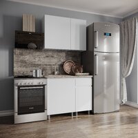 Кухня Плейона Белая 1,0 без столешницы