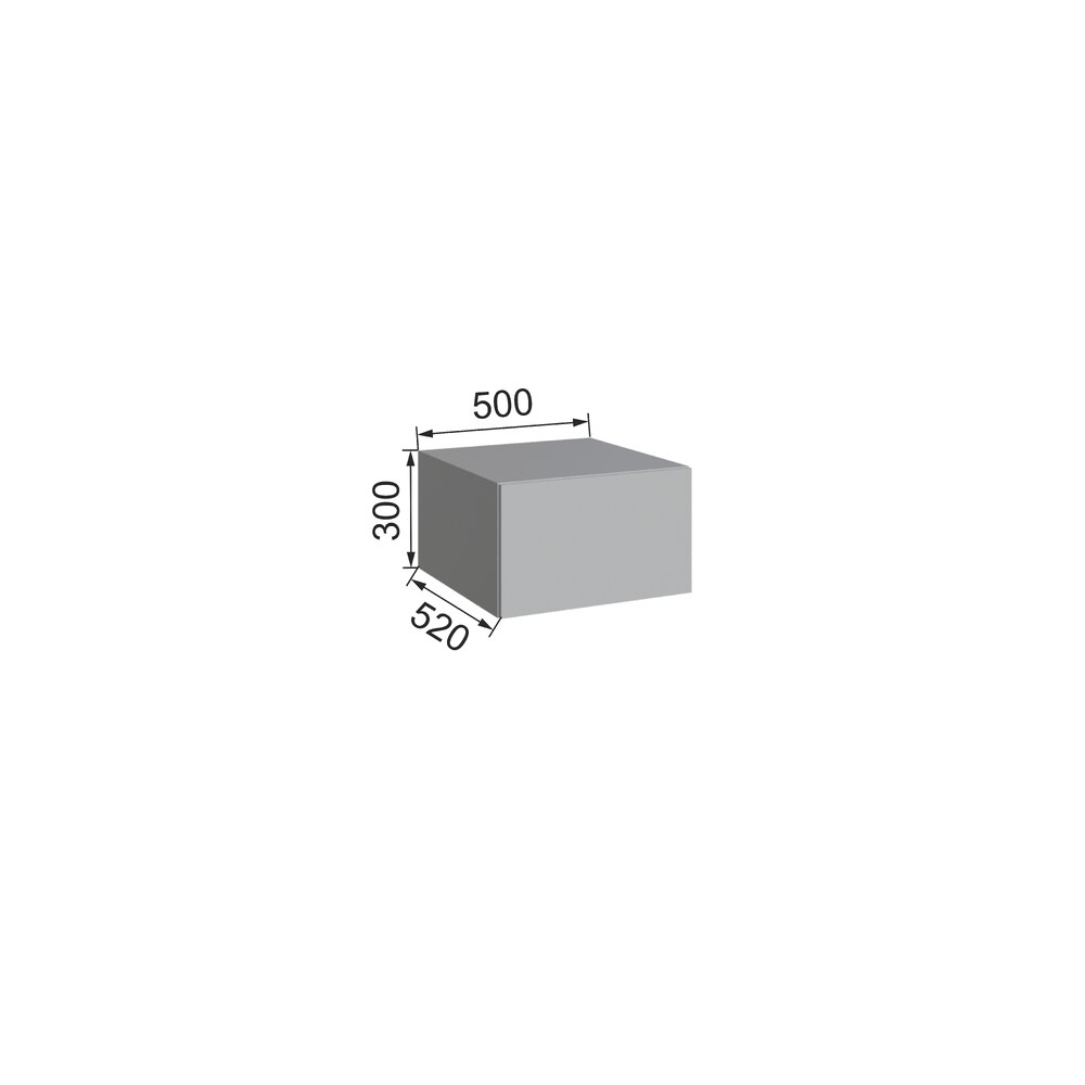 Антресоль Мадрид 0.5 300 Серый камень