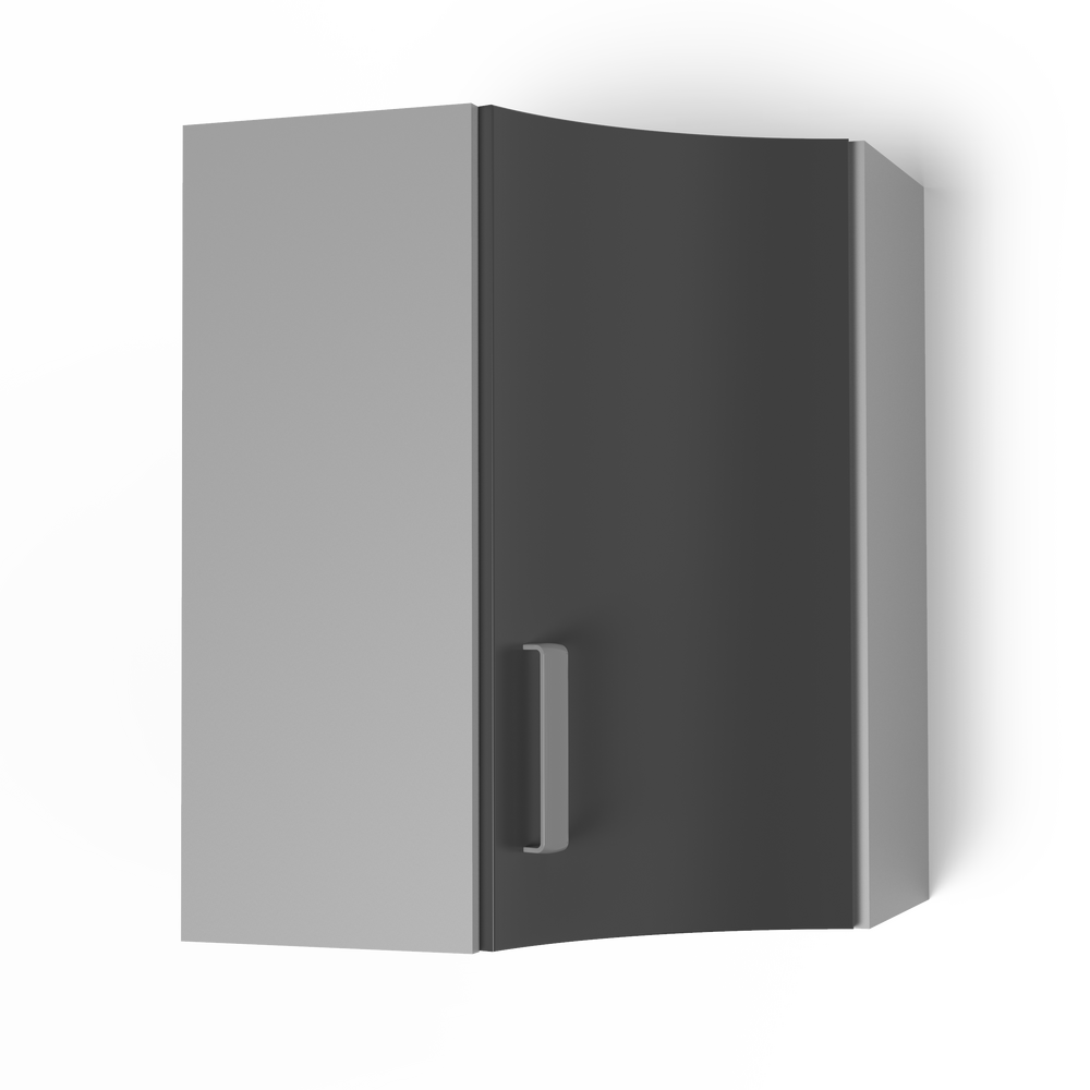 Угловой шкаф УСР Осло под сушку 550х550 угол радиусный 